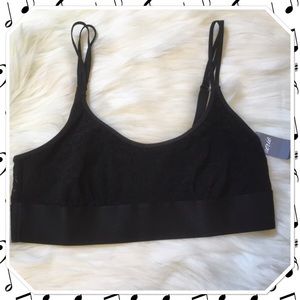 Aerie Lace Bralette - Black - Small - NWT